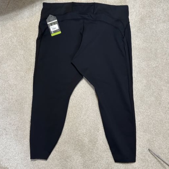 REI Active Pursuits Tights Plus Black Women's 3X Fitted Ankle Length NEW w/TAGS - Picture 2 of 6